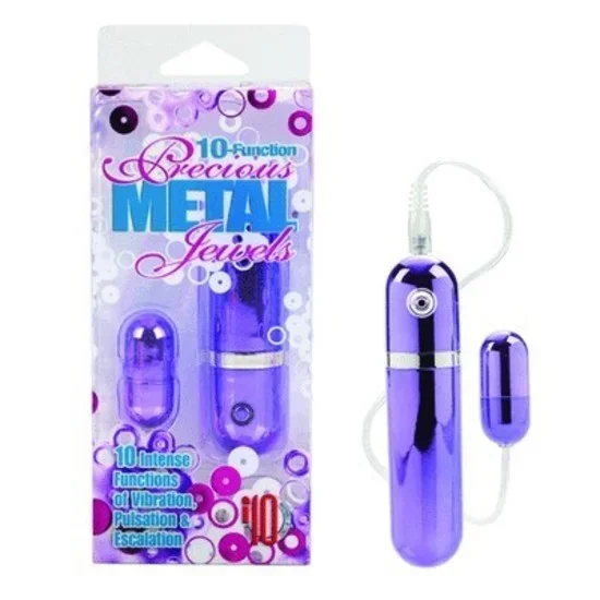 10 Function Precious Metal Jewels Pleasure Pak – Purple