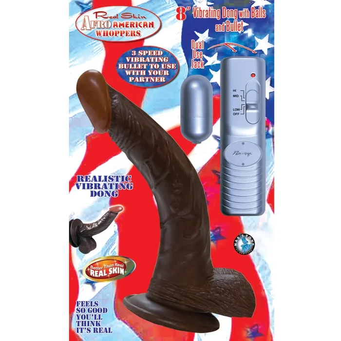 All American Whoppers Flexible Dong-Brown 8″