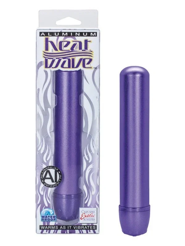 Aluminum Heat Wave Standard Massager Purple