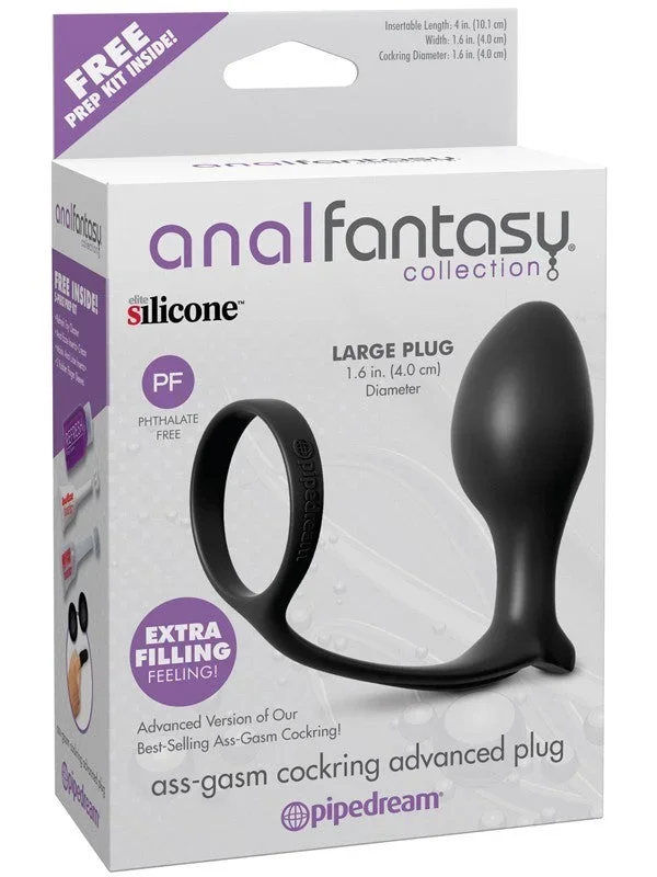 Anal Fantasy Collection Ass-Gasm Cock Ring Advanced Plug