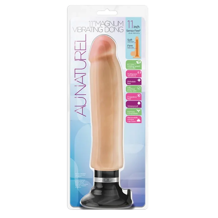 Au Naturel Magnum Vibrating Dong-Beige 11