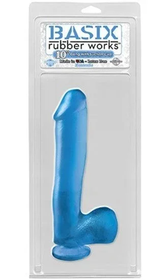 Basix Dong w/ Suction Cup 10in. Blue