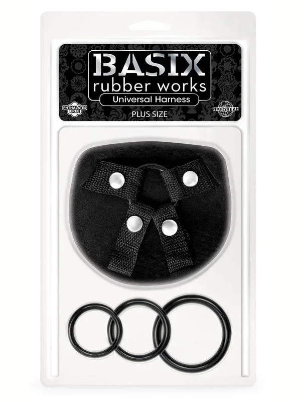 Basix Universal Harness Plus Size Black