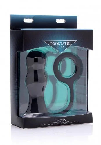 Beacon 10X Light Up Silicone Vibrating Plug