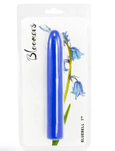 Bloomers Bluebell Vibrator 7 inches Blue