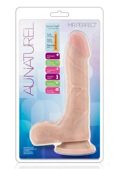 Blush Au Naturel Mister Perfect 8.5″ Dildo Beige
