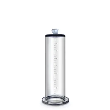 Blush Novelties Performance Accessories 9 inch by 2.25 inch Vacuum Penis Pump Cylinder With Quick-Release Fitting
