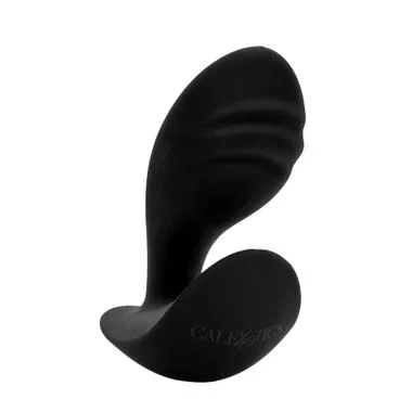 Cal Exotics Booty Call Petite Probe Ridged Silicone Butt Plug Black