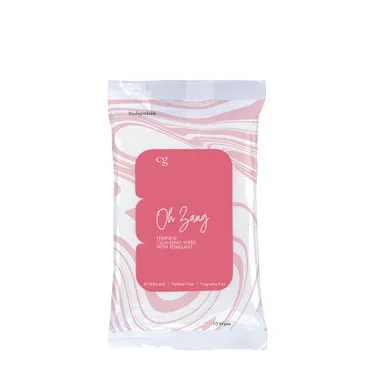 Classic Brands Crazy Girl Oh Zang Fragrance-Free Feminine Cleansing Wipes with Stimulant 10-pack
