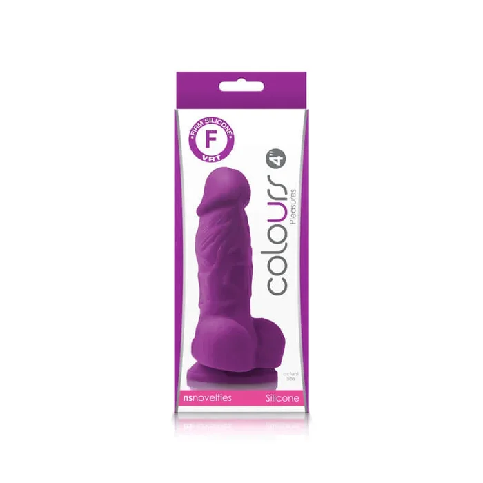 Colours Pleasures 4 inches Dildo Purple