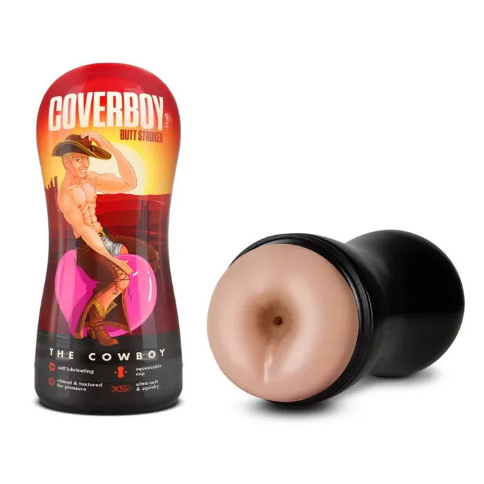 Coverboy™ By Blush® | Cowboy Self Lubricating Realistic Beige Butt Stroker