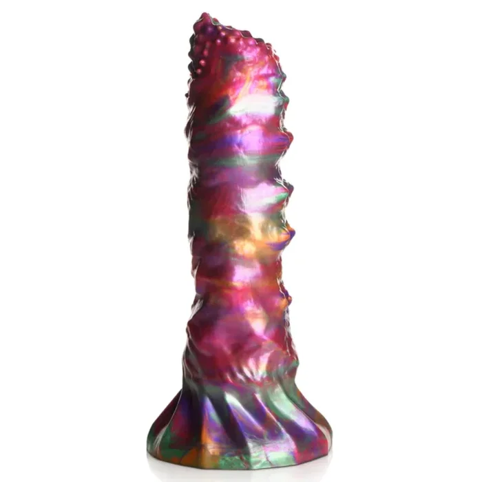 Creature Cocks Larva Silicone Ovipositor Dildo With Eggs Multi Colour