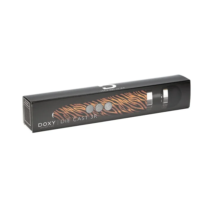 Doxy Die Cast 3R Rechargeable Compact Wand Vibrator – Tiger