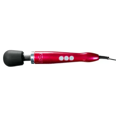 Doxy Diecast Red Plug-In Vibrating Wand Massager