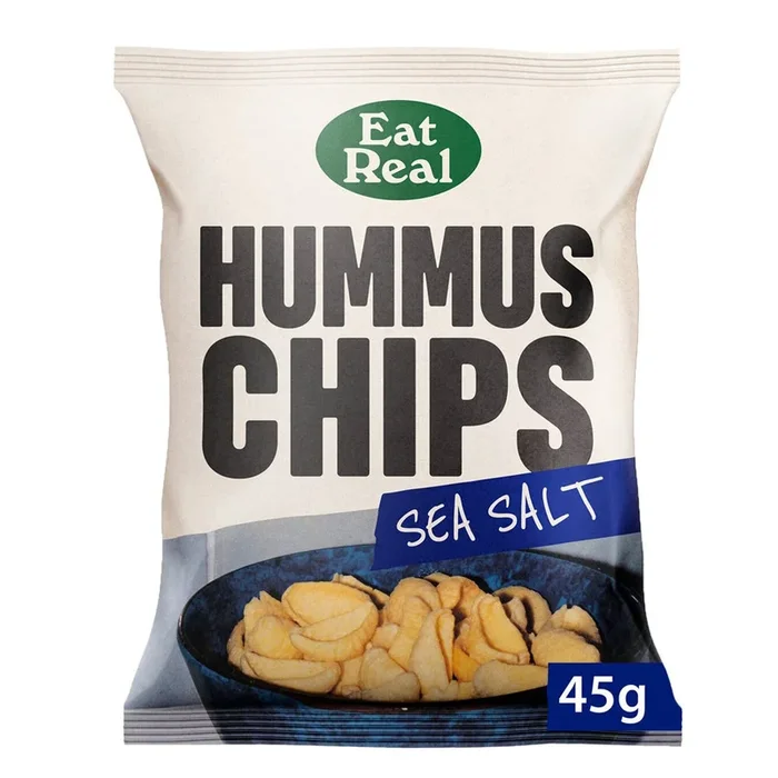 Eat Real Hummus Chips – Sea Salt Flavour