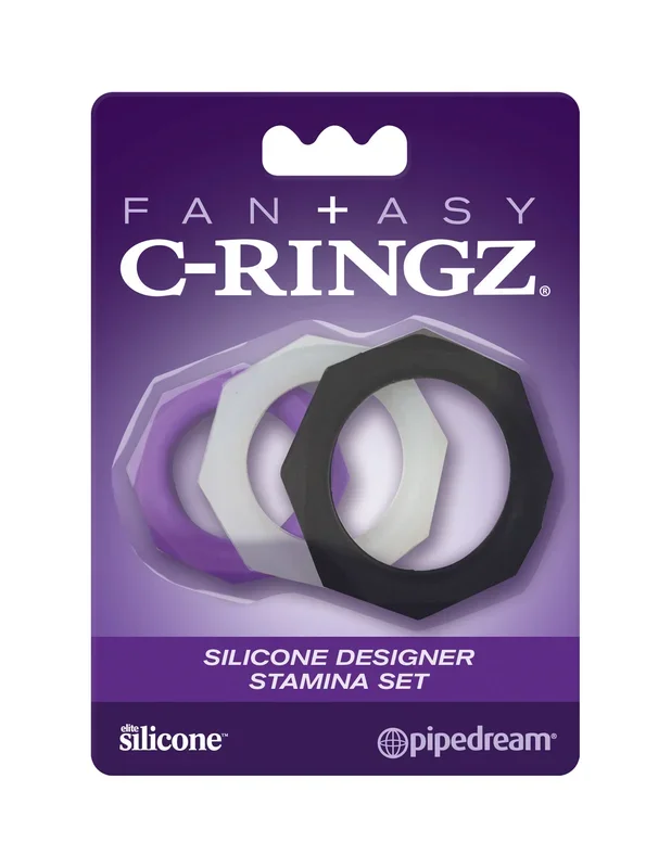 Fantasy C-Ringz Silicone Designer Stamina Set Purple