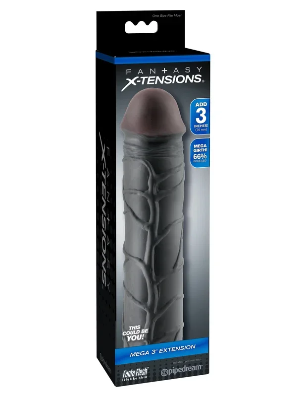 Fantasy X-Tension Mega 3-Inch Extension – Black