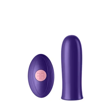 FemmeFunn Versa 7-function Remote Control Rechargeable Bullet Vibrator Dark Purple