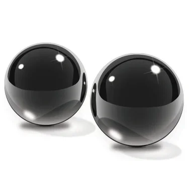 Fetish Fantasy Limited Edition Black Glass Ben-Wa Balls Medium