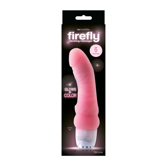 Firefly 6 in. Vibrating Massager Pink