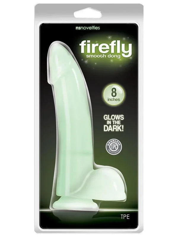 Firefly – Smooth Glowing Dong – 8 in. – Clear