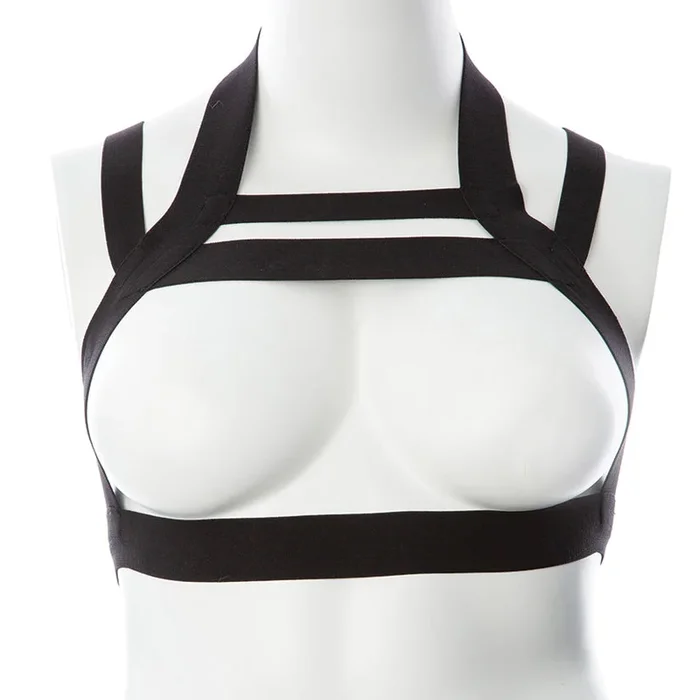 Gender Fluid Majesty Harness Multi Band-Black S-L