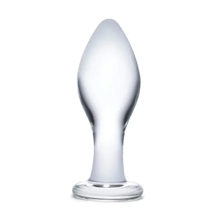 Glas Classic Butt Plug Clear 4 Inch