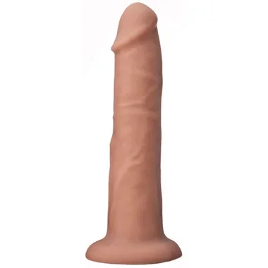 Good Vibes First Mate 7.5 inch Realistic Silicone Dong Caramel