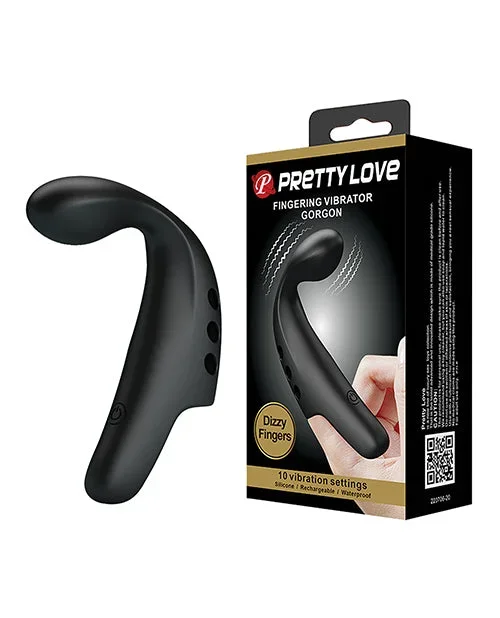 Gorgon Finger Vibrator – Black