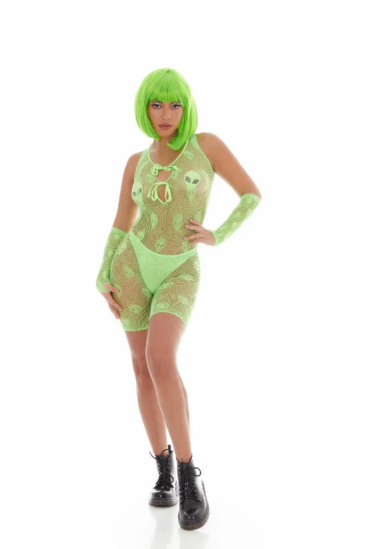 Green Out of This World Bodysuit Set