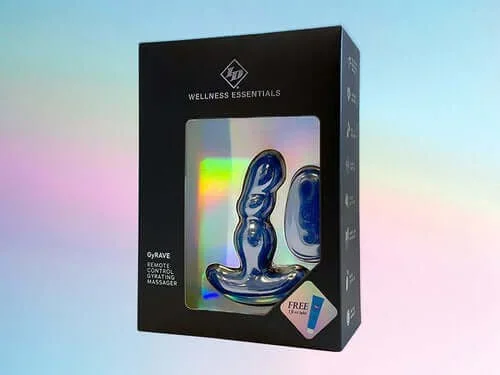 Gyrave Remote Control Gyrating Massager – 360° Rotating Silicone Massager