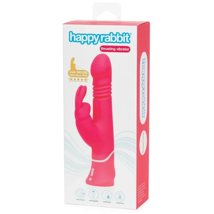 Happy Rabbit Thrusting Realistic Vibrator