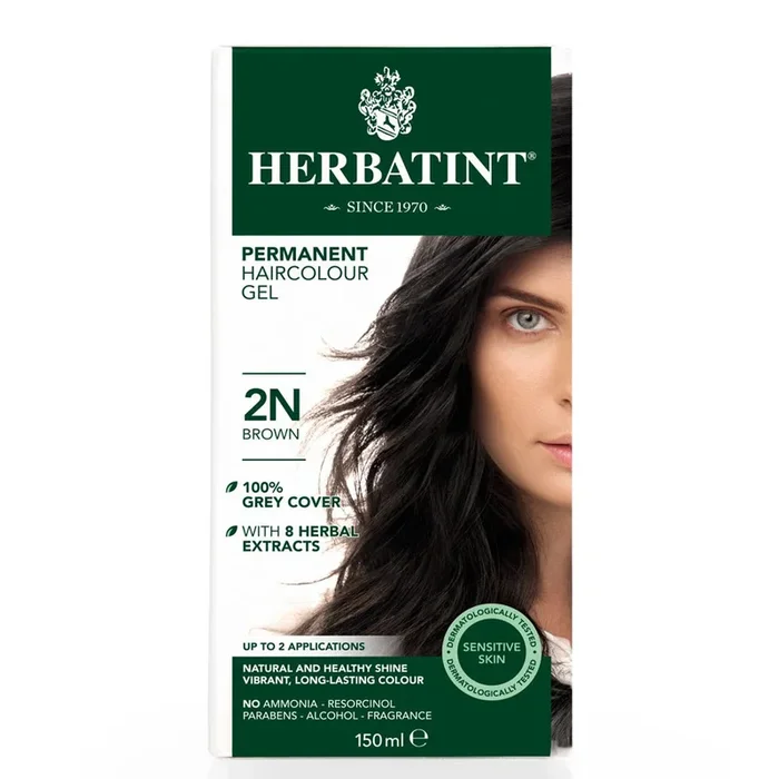 Herbatint Permanent Hair Colour Gel – 2N Brown