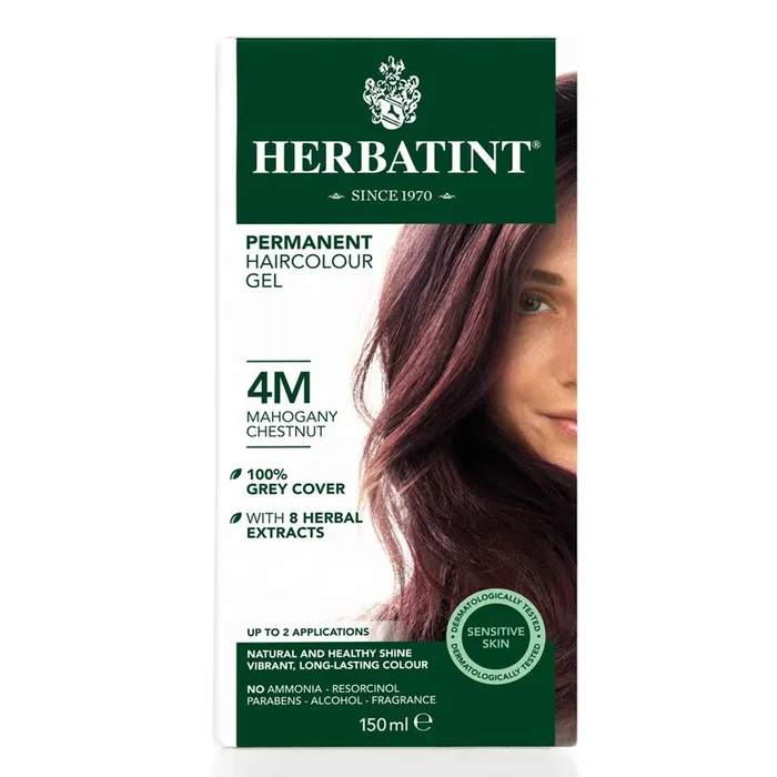 Herbatint Permanent Hair Colour Gel – 4M Mahogany Chestnut