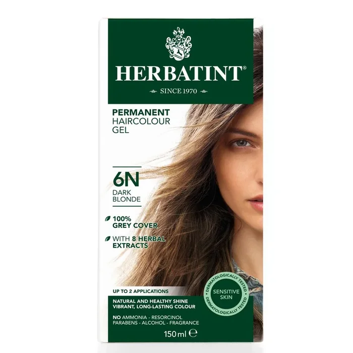Herbatint Permanent Hair Colour Gel – 6N Dark Blonde