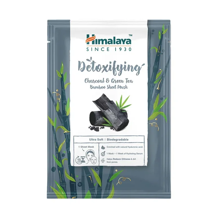 Himalaya Detox Charcoal & Green Tea Bamboo Sheet Mask