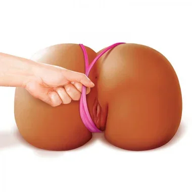 Icon Brands iMale The Blac Va’ Chyna Realistic Assturbator Dual Entry Male Masturbator