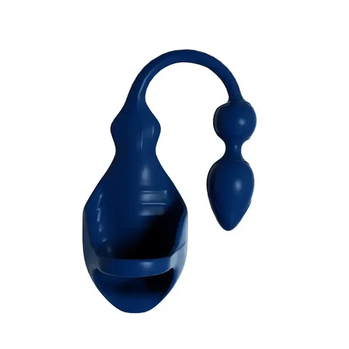 Indigo Illusion – Cock Ring with Anal Plug