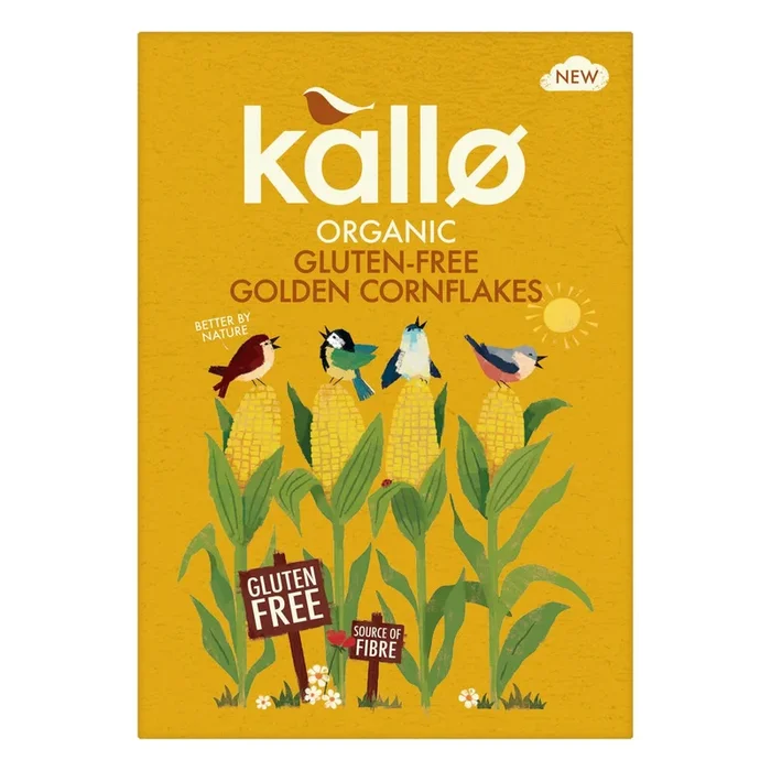 Kallo Organic Gluten-Free Golden Cornflakes