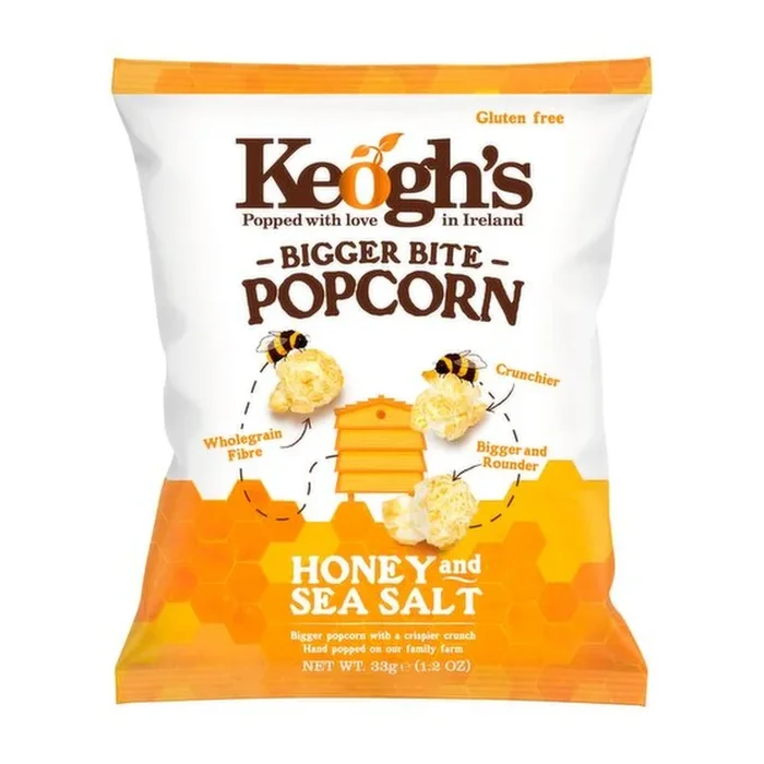 Keoghs Bigger Bite Honey and Sea Salt Popcorn