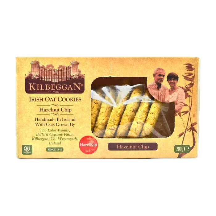 Kilbeggan Irish Oat Cookies – Hazelnut Chip
