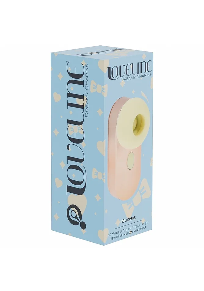 Loveline Budsie – AirTapTech Rechargeable Tapping Vibrator (Yellow)