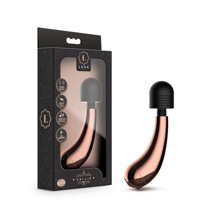 Lush Callie – Rose Gold USB Rechargeable Mini Massager Wand