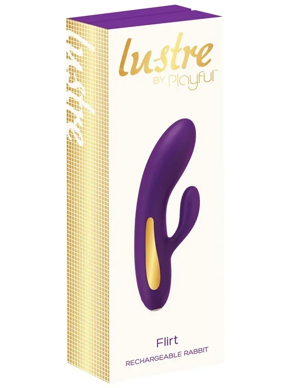 Lustre by Playful Flirt Rechargeable Rabbit Purple