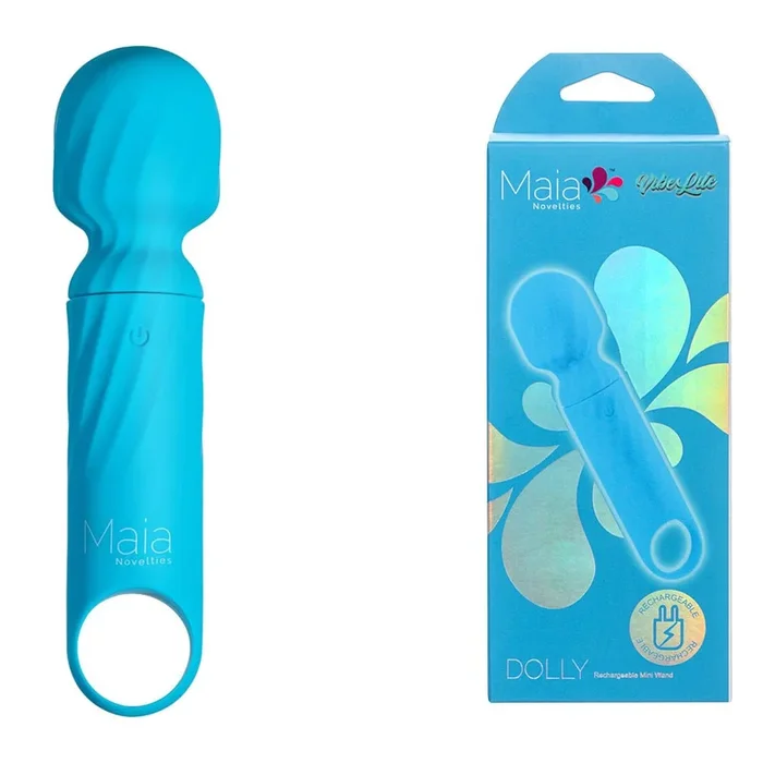 Maia DOLLY – Blue 12.7 cm USB Rechargeable Massage Wand