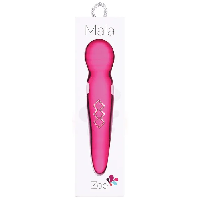 Maia Zoe Twisty Rechargeable Vibrating Wand-Pink