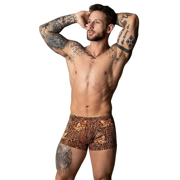 Male Power The Ultimate Duo CRB Pouch Short & Black Cock Ring Animal XL