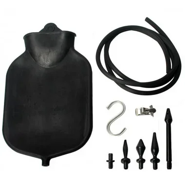Master Series Deluge Deluxe Black Enema Set
