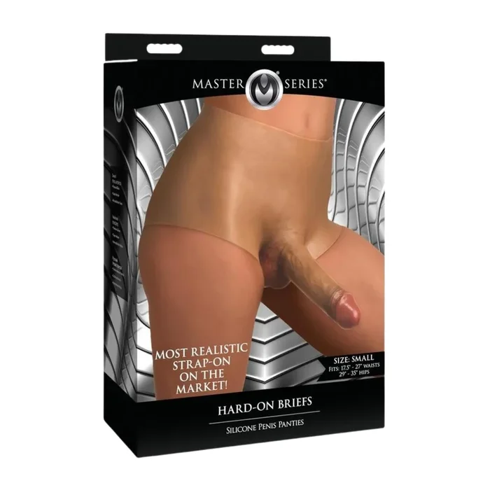 Master Series Hard-On Briefs Silicone Penis Panties – Includes an Anal Opening for Backdoor Play!