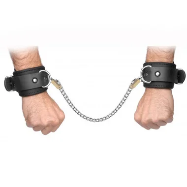Master Series Neoprene Buckle Cuffs with Locking Chain Kit